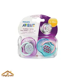 پستانک ارتودنسی بسته ۲ عددی ۶-۱۸ اونت Avent