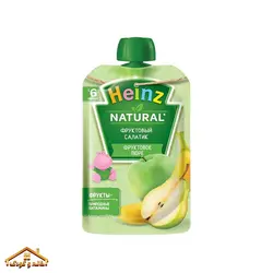 پوره ساندیسی سیب و موز و گلابی 90گرمی +6 هاینز Heinz