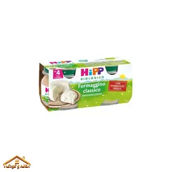 پنیر ارگانیک دو عددی 80گرمی +4 هیپ Hipp