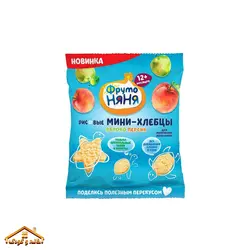 اسنک سیب و هلو 20گرمی +1سال نیان Nyanya