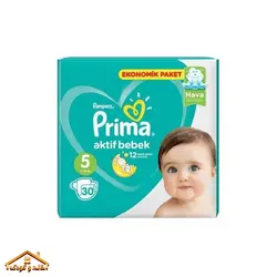 پوشک بچه سایز ۵ ۳۰عددی پریما ترک prima