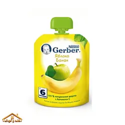 پوره ساندیسی سیب و موز گربر Gerber