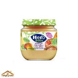 پوره میوه ترکیبی و گندم +۶ ۱۲۵گرمی هیرو Hero