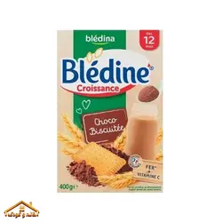 سرلاک گندم و بیسکوییت و کاکائو ۴۰۰گرمی +1سال بلدین Bledine