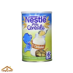 سرلاک قوطی ۵غله 400گرمی +6 نستله فرانسه Nestle