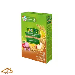 سرلاک پاکتی ۵غله و سیب و موز و گلابی بدون شیر ۲۰۰گرمی +۶ هاینز Heinz