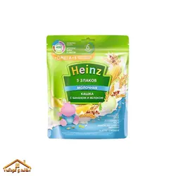 سرلاک ساندیسی ۵غله و سیب و موز و شیر 170گرم +6 هاینز Heinz
