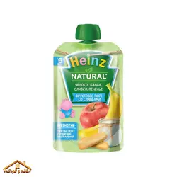 پوره ساندیسی سیب و گلابی و خامه 90گرمی +6 هاینز Heinz