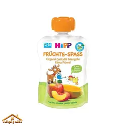 پوره ساندیسی 90گرمی سیب و هلو و انبه +۱۲ هیپ Hipp