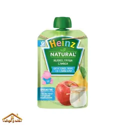 پوره ساندیسی سیب و گلابی و خامه 90گرمی +6 هاینز Heinz