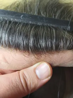 پروتز مو طبیعی انکارای 10 درصد سفیدی (خانی) - فروشگاه چسب و پروتز موی خانی