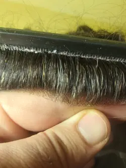 پروتز مو طبیعی نیوزلندی 20 درصد سفیدی (خانی) - فروشگاه چسب و پروتز موی خانی