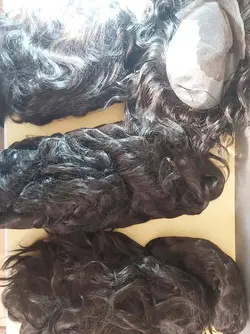 پروتز مو طبیعی هالیوودی سایز 23*18(خانی)