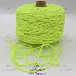 خرید نخ مکرومه کتان تابیده 4 میل سبز فسفری شبرنگی (کیلویی) - خرازی یاس