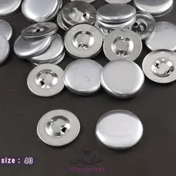 خرید پولک دکمه سایز 40 پشت فلز (20 عددی) - خرازی یاس