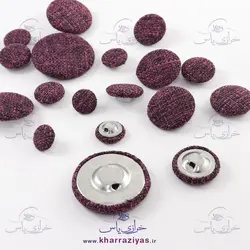 خرید پولک دکمه سایز 40 پشت فلز (20 عددی) - خرازی یاس