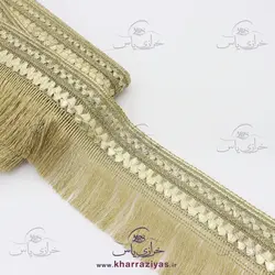 خرید اینترنتی نوار لمه اکلیلی طلایی لایت ریشه دار هندی - خرازی یاس