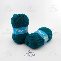 خرید کاموا اکریل تاب(پوپ) آبی نفتی - خرازی یاس