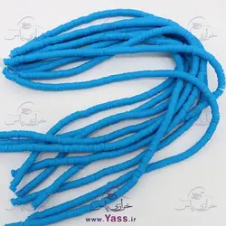 خرید مهره فیمو آبی درباری ( بندی ) - خرازی یاس