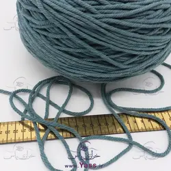 خرید نخ مکرومه کتان تابیده 4 میل کله غازی روشن (کیلویی) - خرازی یاس