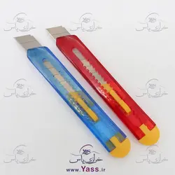 خرید تیغ کاتر ( دسته تیغ ) کریستالی قرمز - خرازی یاس