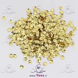 خرید پولک کاسه ای طلایی (حدود 500 گرمی) - خرازی یاس