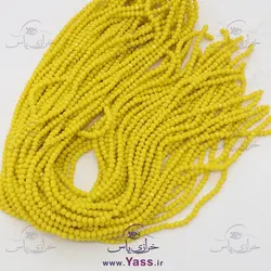خرید کریستال تراش سایز 4 زرد قناری - خرازی یاس