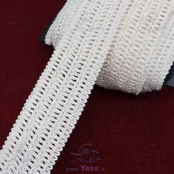 خرید نوار قلاب بافی 5 سانت طرح چهار سوراخ - خرازی یاس