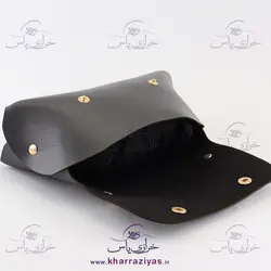 خرید کیف چرمی لوازم خیاطی طوسی - خرازی یاس