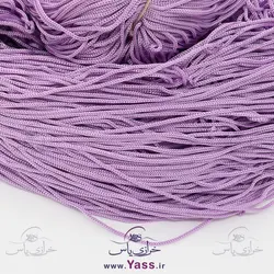 خرید نخ مکرومه براق سه سوزن یاسی اعلا (مکرومه 3 سوزن - کیلویی) - خرازی یاس