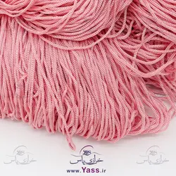 خرید نخ مکرومه براق سه سوزن صورتی اعلا (مکرومه 3 سوزن - کیلویی) - خرازی یاس