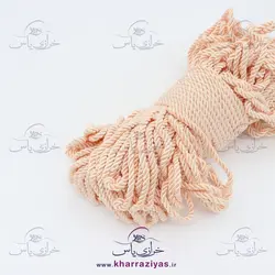 خرید نخ قیطان تابیده ابریشمی گلبهی روشن - خرازی یاس