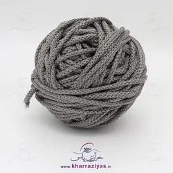 خرید نخ مکرومه پفکی 10 سوزن طوسی (کیلویی) - خرازی یاس