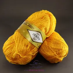 خرید کاموا دیانا زرد لمه طلایی - خرازی یاس