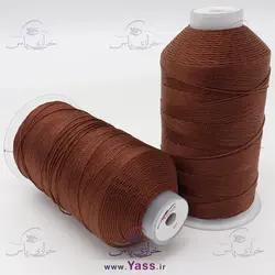 خرید نخ ابریشم شماره 15 خارجی قهوه ای (حدود 210 گرم) کد رنگ 037 - خرازی یاس