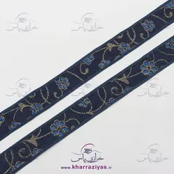 خرید روبان پارچه ای طرح دار لمه 2.5 سانت (متری) - خرازی یاس