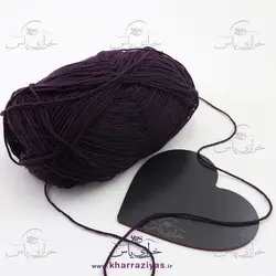 خرید کاموا سوپر لادن بادمجانی تیره - خرازی یاس