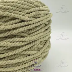 خرید نخ مکرومه کتان تابیده 4 میل عدسی (کیلویی) - خرازی یاس