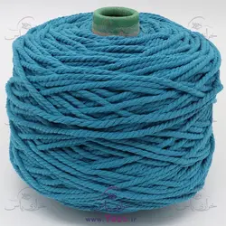 خرید نخ مکرومه کتان تابیده 4 میل آبی شالی (کیلویی) - خرازی یاس