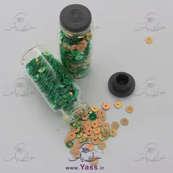 خرید پولک تخت هولوگرامی 4 میل سبز - خرازی یاس