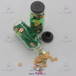 خرید پولک تخت هولوگرامی 5 میل سبز - خرازی یاس