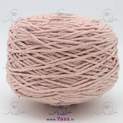 نخ مکرومه کتان تابیده 4 میل صورتی ملیح رگه دار (کیلویی)