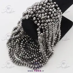 کریستال تراش سایز 8 نقره ای