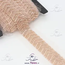 نوار ملیله دوزی طرح فلش رزگلد