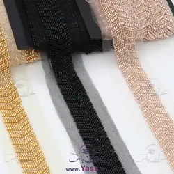 نوار ملیله دوزی طرح فلش رزگلد