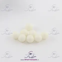 مهره کائوچویی 1 سانت طرح مخمل نباتی