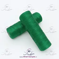 نخ قلاب بافی شماره 6 سبز چمنی