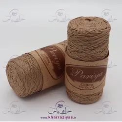 نخ مکرومه کتان تک سوزن کرم کارتنی