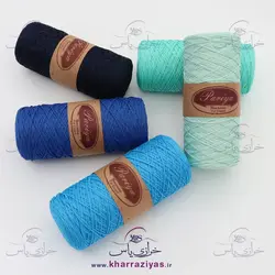 نخ مکرومه کتان تک سوزن کرم کارتنی