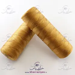 نخ قلاب بافی شماره 6 خردلی روشن